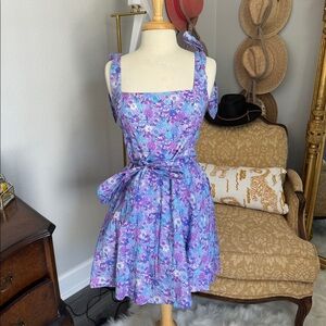 SHOW ME YOUR MUMU- Claire mini dress, purple meadows